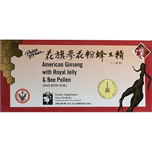 American Ginseng & Royal Jelly & Bee Pollen Prince Of Peace 10 Vial