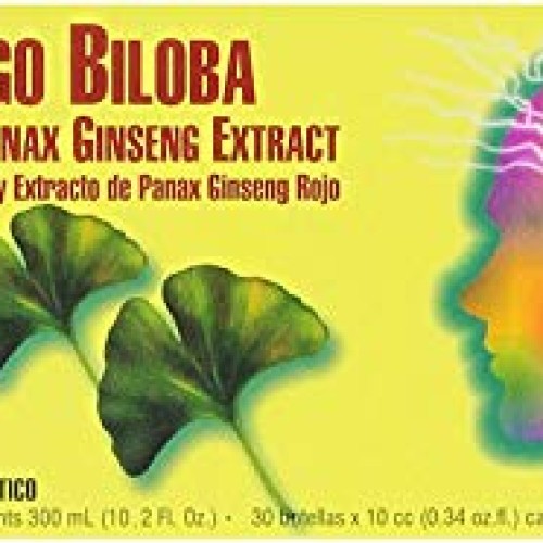 Prince of Peace Ginkgo Biloba & Red Panax Ginseng Extract, 10 Bot...