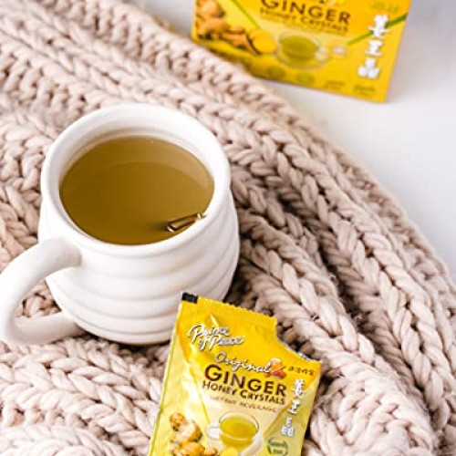 Prince of Peace Instant Lemon Ginger Honey Crystals, 30 Sachets –...