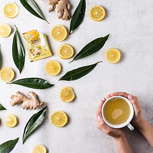 Prince of Peace Instant Lemon Ginger Honey Crystals, 30 Sachets –...