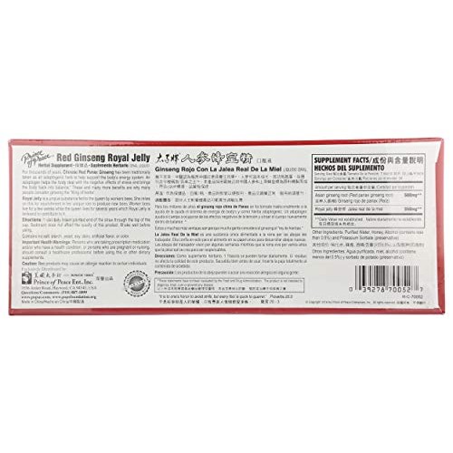 Prince of Peace Red Ginseng Royal Jelly, 30 Count