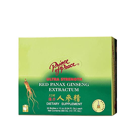 Prince of Peace Ultra Strength Red Panax Ginseng Extractum 10 cc ...