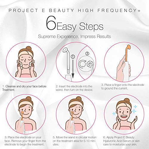 Project E Beauty High Frequency Facial Machine | Skin Tightening ...