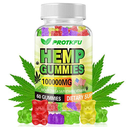 Premium Hemp Oil Gummies 100000mg 60ct by PROTKFU - Hemp Oil Infu...
