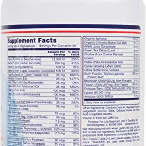 Protocol For Life Balance - Ortho Multi Greens - Multivitamin wit...