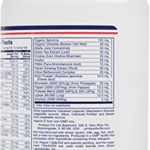 Protocol For Life Balance - Ortho Multi Greens - Multivitamin wit...
