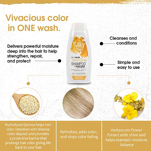 Punky Blondetastic 3-in-1 Color Depositing Shampoo & Conditioner ...