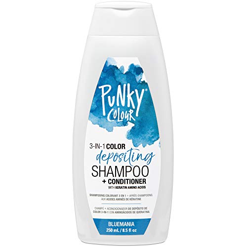 Punky Bluemania 3-in-1 Color Depositing Shampoo & Conditioner wit...