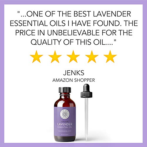 French Lavender Essential Oil Blend, 4 fl oz - 100% Pure, Indepen...