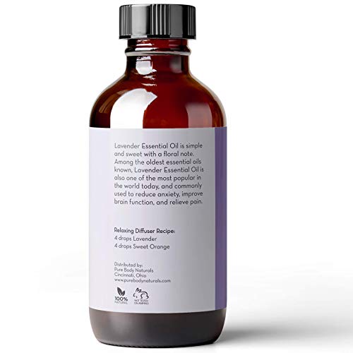 French Lavender Essential Oil Blend, 4 fl oz - 100% Pure, Indepen...