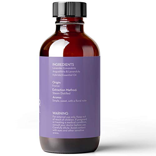 French Lavender Essential Oil Blend, 4 fl oz - 100% Pure, Indepen...