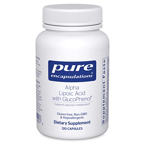 Pure Encapsulations Alpha Lipoic Acid with GlucoPhenol | ALA Supp...