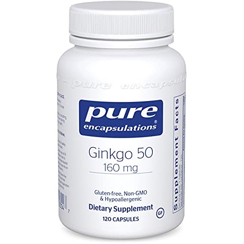 Pure Encapsulations Ginkgo 50 160 mg | Ginkgo Biloba Supplement t...