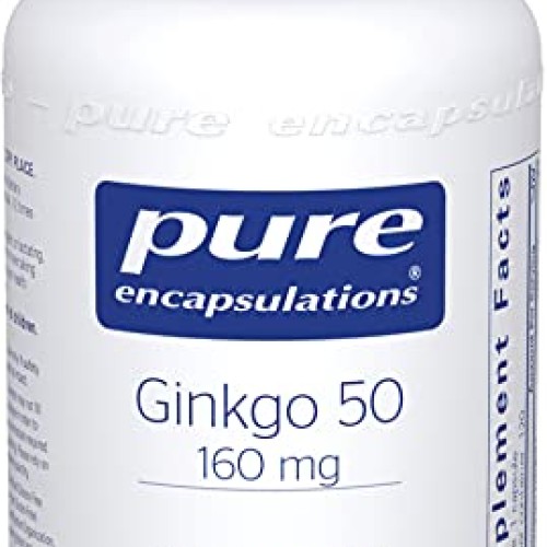 Pure Encapsulations Ginkgo 50 160 mg | Ginkgo Biloba Supplement t...