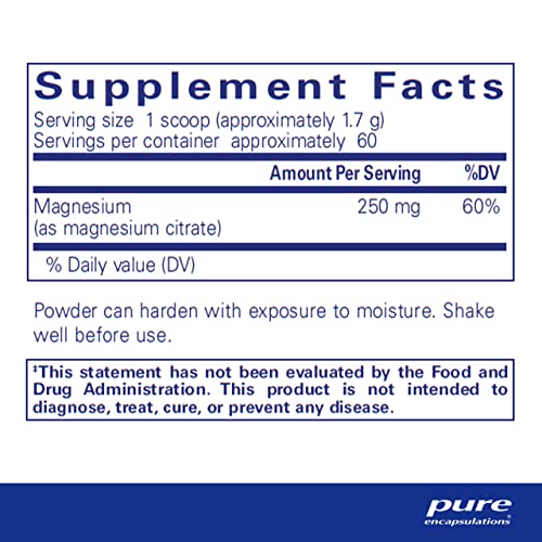 Pure Encapsulations Magnesium Powder | Supports Cardiovascular ...