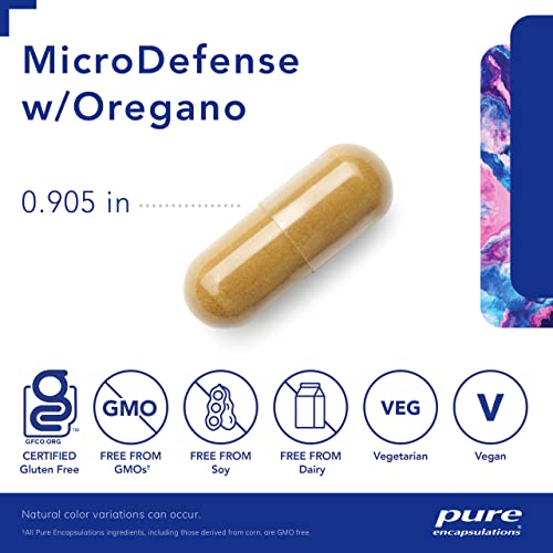 Pure Encapsulations MicroDefense with Oregano | Support for Healt...