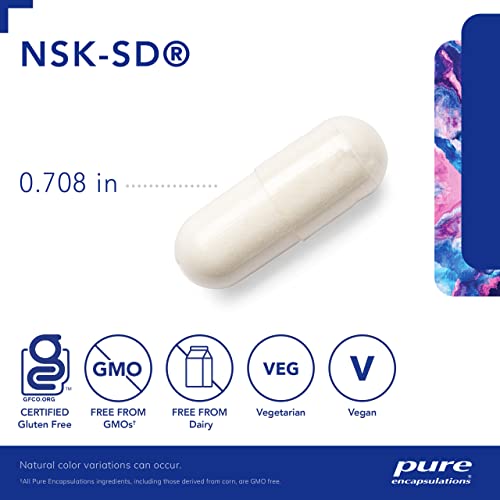 Pure Encapsulations NSK-SD | Nattokinase 100 mg | Enzymes to Prom...