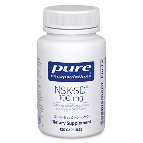 Pure Encapsulations NSK-SD | Nattokinase 100 mg | Enzymes to Prom...
