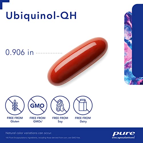 Pure Encapsulations Ubiquinol-QH 200 mg | Active Form of CoQ10 to...