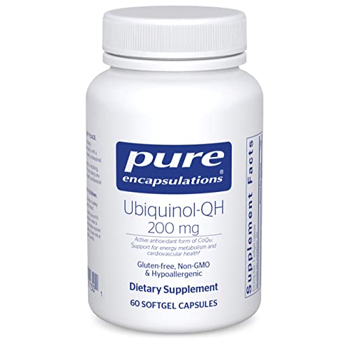 Pure Encapsulations Ubiquinol-QH 200 mg | Active Form of CoQ10 to...
