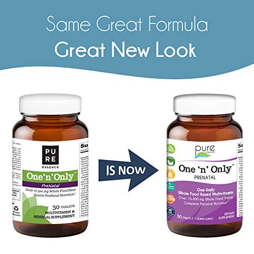 Pure Essence Labs One n Only Prenatal Vitamins - One a Day Multiv...