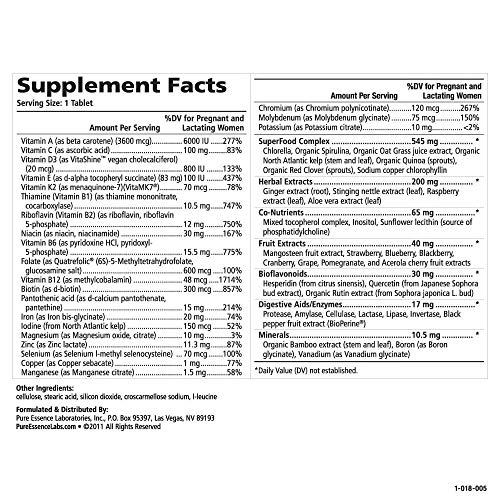 Pure Essence Labs One n Only Prenatal Vitamins - One a Day Multiv...