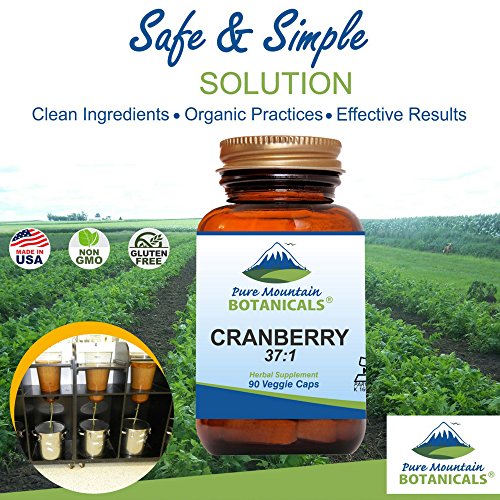 High Potency Cranberry Pills 37:1 Cranberry Concentrate Extract -...