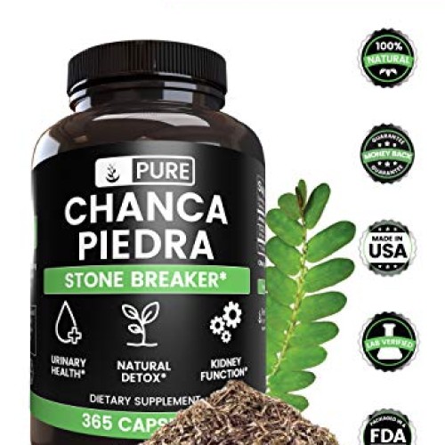 Natural Chanca Piedra Stone Breaker 365 Capsules, 680mg Serving...