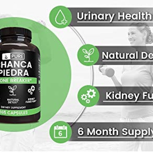 Natural Chanca Piedra Stone Breaker 365 Capsules, 680mg Serving...