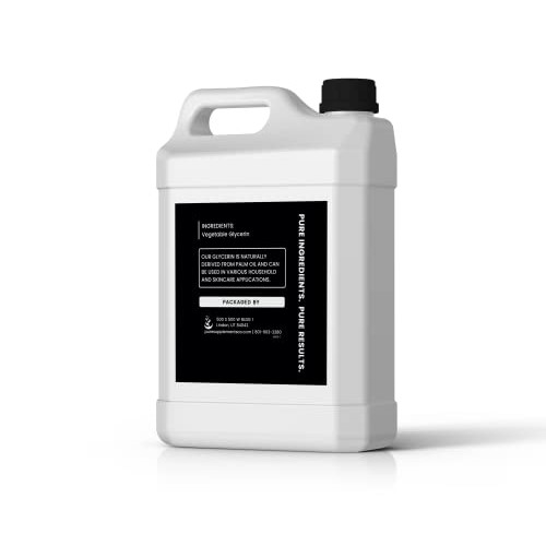 Natural Vegetable Glycerin, 1 Gallon, Food Grade, Clear & Odorles...