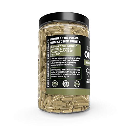 Olive Leaf, 730 Capsules, 940mg, No Magnesium or Rice Filler, Non...