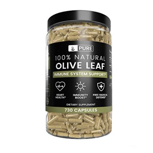 Olive Leaf, 730 Capsules, 940mg, No Magnesium or Rice Filler, Non...