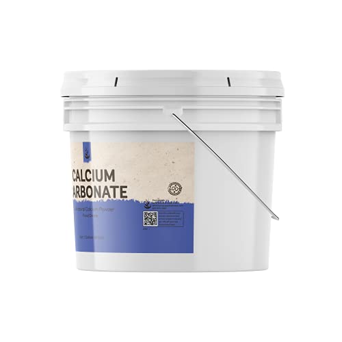 Pure Calcium Carbonate Powder 1 Gallon, 8 lb Multi-Purpose Powd...