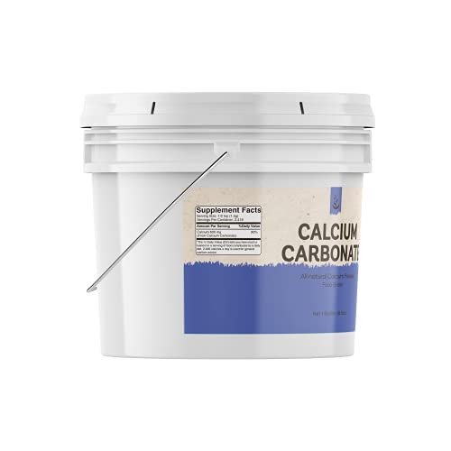 Pure Calcium Carbonate Powder 1 Gallon, 8 lb Multi-Purpose Powd...