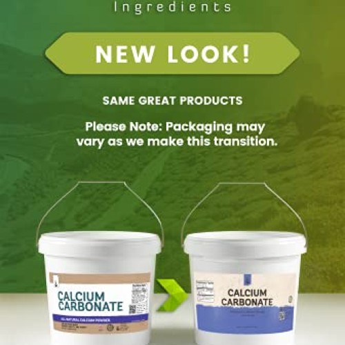 Pure Calcium Carbonate Powder 1 Gallon, 8 lb Multi-Purpose Powd...