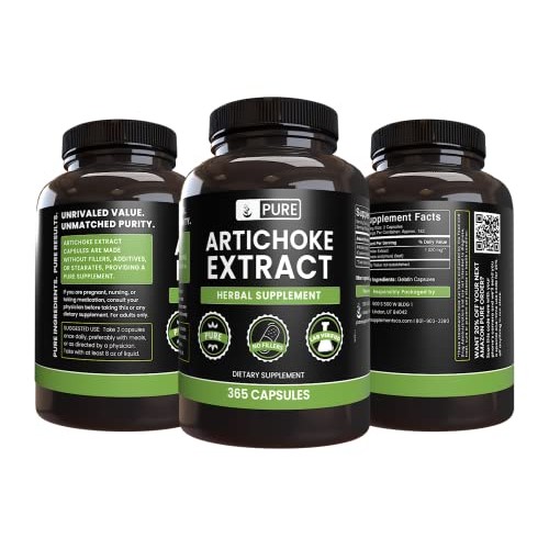 Pure Original Ingredients Artichoke Extract 365 Capsules No Mag...