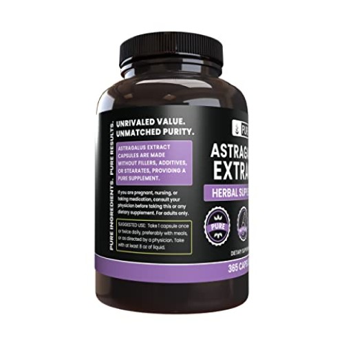 Pure Original Ingredients Astragalus 365 Capsules No Magnesium ...