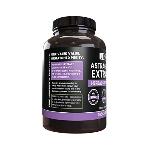 Pure Original Ingredients Astragalus 365 Capsules No Magnesium ...