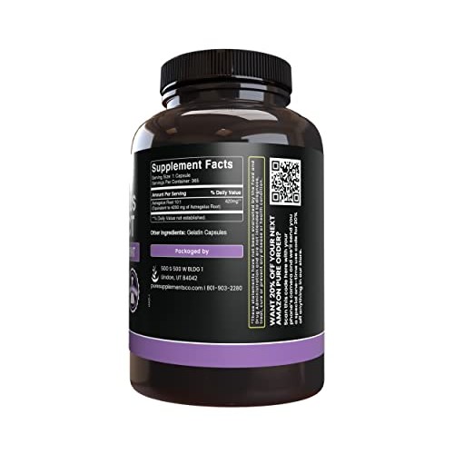 Pure Original Ingredients Astragalus 365 Capsules No Magnesium ...
