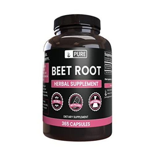 Pure Original Ingredients Beet Root 365 Capsules No Magnesium O...