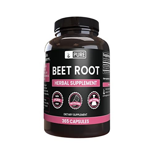 Pure Original Ingredients Beet Root 365 Capsules No Magnesium O...