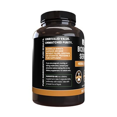 Pure Original Ingredients Boswellia Serrata 365 Capsules No Mag...