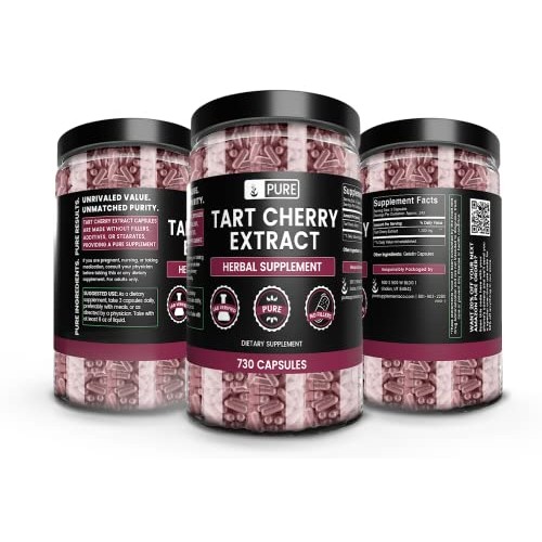 Pure Original Ingredients Tart Cherry Extract 730 Capsules No M...