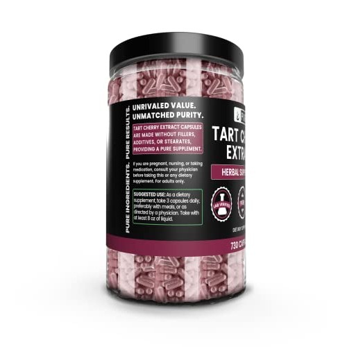 Pure Original Ingredients Tart Cherry Extract 730 Capsules No M...