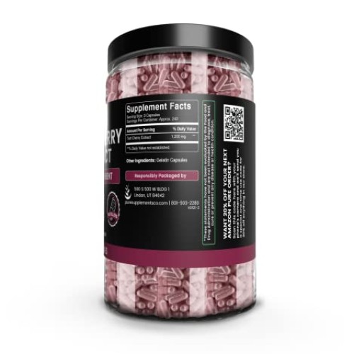 Pure Original Ingredients Tart Cherry Extract 730 Capsules No M...