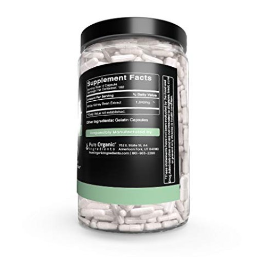 White Kidney Bean Extract, 730 Capsules, 1840mg Serving, 3 Month ...