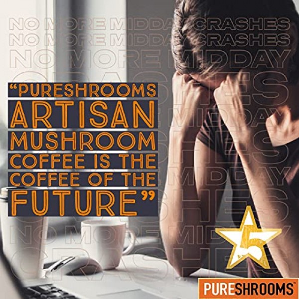 PureShrooms Mushroom Coffee - Focus & Create with Chaga & Lion’s ...
