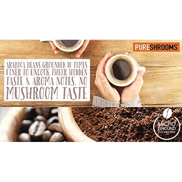 PureShrooms Mushroom Coffee - Focus & Create with Chaga & Lion’s ...