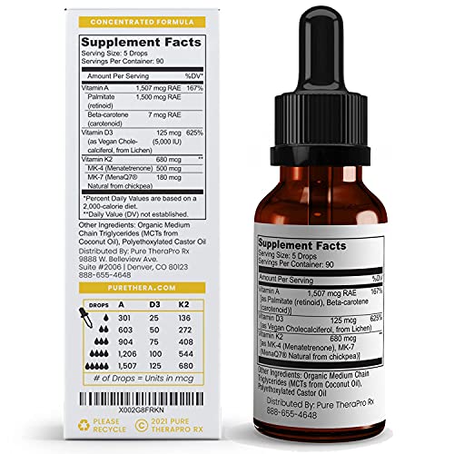 Vegan A-D-K “Full Spectrum Drops for Best Absorption | 5 Drops C...