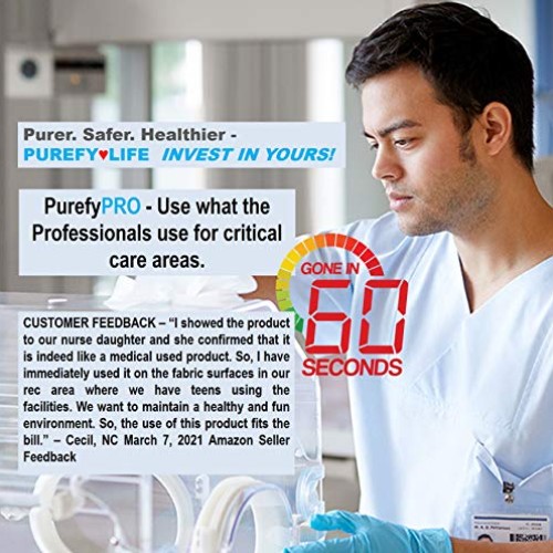 Purefypro Disinfectant Deep Cleaning Spray Set - Kills 99.9999% N...